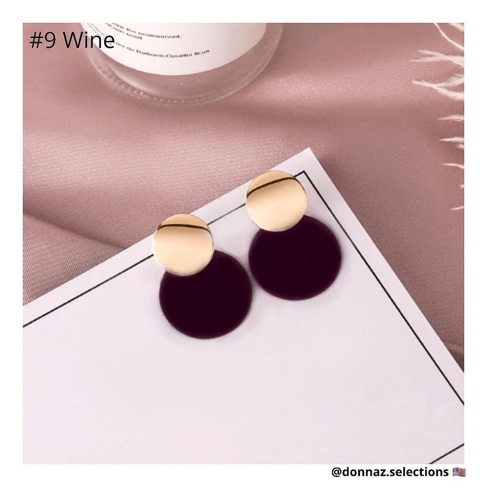 Earring #9 Wine